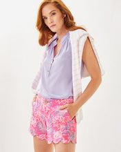 Load image into Gallery viewer, 5&quot; Buttercup Low Rise Stretch Short - Rousseau Pink Zen Garden
