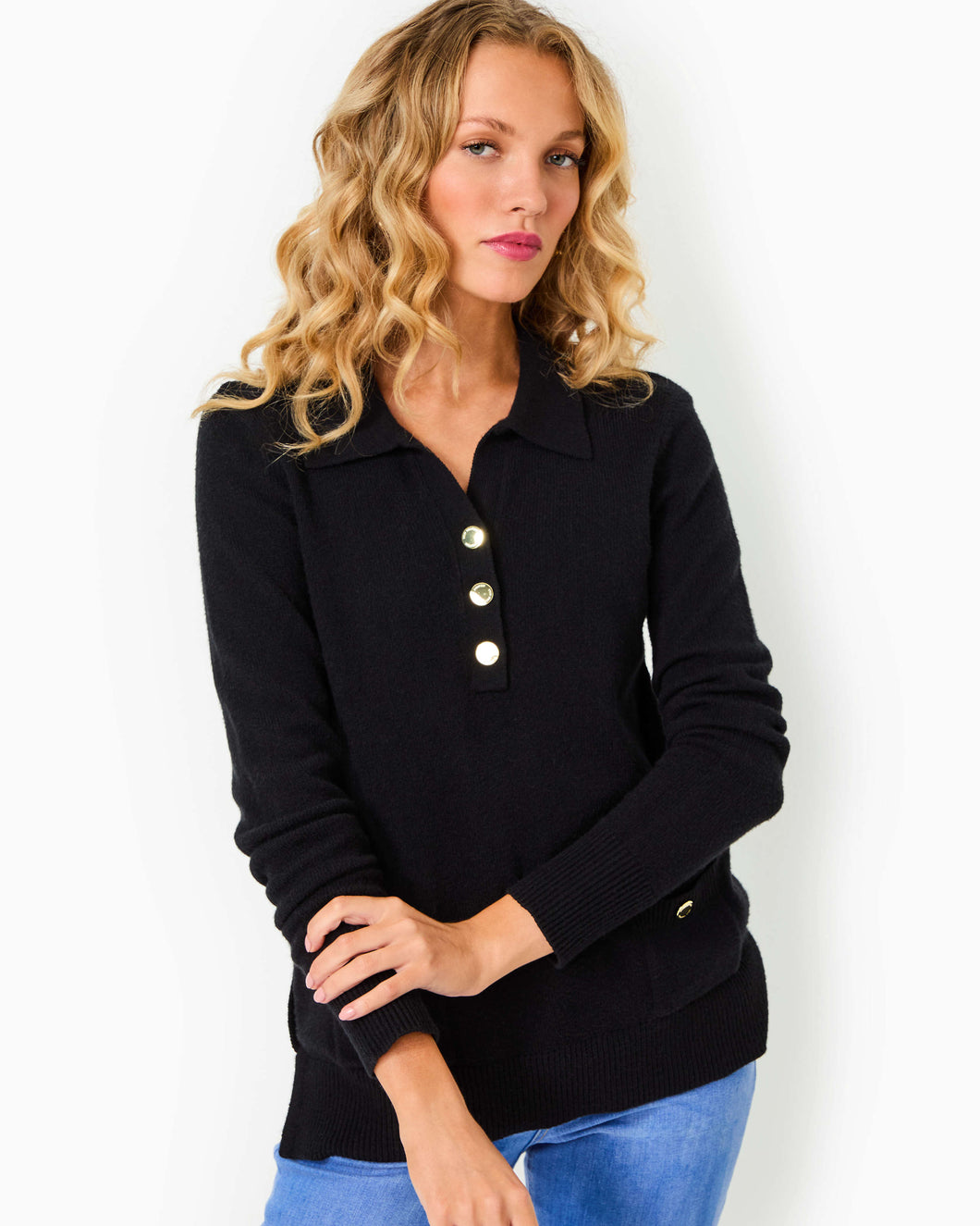 Jette Tunic Sweater - Black