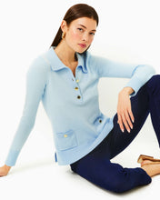 Load image into Gallery viewer, Jette Tunic Sweater - Bonaire Blue
