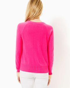 Charlisa Cashmere Sweater - Passion Fruit Pink