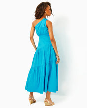 Load image into Gallery viewer, Lucilyn One-Shoulder Maxi Dress - Tangier Teal
