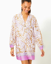 Load image into Gallery viewer, Iralanne Popover Shirtdress - Multi Bon Vivants Engineered Woven Dress
