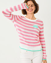 Load image into Gallery viewer, Kellyn Sweater - Conch Shell Pink Nauti Stripe
