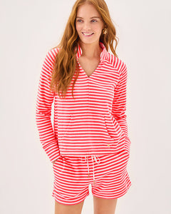 Cassi Popover - Cane Coral St Tropez Stripe