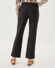 Load image into Gallery viewer, 28&quot; Christabel Ponte Crop Flare Pant - Noir
