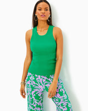 Load image into Gallery viewer, Esli Sweater Tank - Brazilian Green
