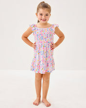 Load image into Gallery viewer, Girls Mini Jilly Cotton Dress - Multi Summer Serenade
