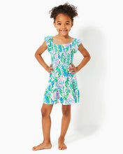 Load image into Gallery viewer, Girls Mini Jilly Cotton Dress - Resort White Just A Pinch
