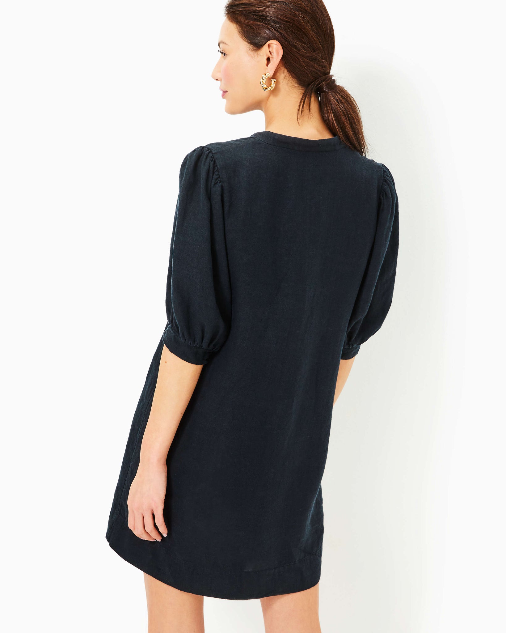 Mialeigh Linen Dress - Noir X Noir The Islands - A Lilly Pulitzer Signature Store Mialeigh Linen Dress - Noir X Noir The Islands - A Lilly Pulitzer Signature Store