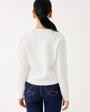 Load image into Gallery viewer, Ellorie Sweater - Coconut Paradise Rhinestones
