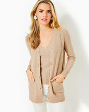 Load image into Gallery viewer, Averlie Sequin Cardigan - Gold Metallic
