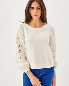 Isley Knit Top - Coconut