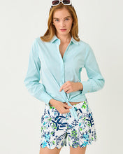 Load image into Gallery viewer, The Tie Lilly Shirt - Capri Blue Shadow Shirting Stripe
