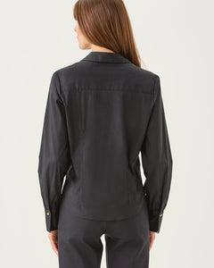 The Tie Lilly Shirt - Noir