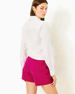 The Tie Lilly Shirt - Resort White