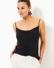 Load image into Gallery viewer, Axler Bias Silk Cami - Noir
