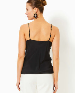 Axler Bias Silk Cami - Noir