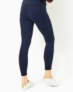 UPF 50+ Luxletic 26" Weekender High Rise Legging - Low Tide Navy Twisted Up Active Jacquard