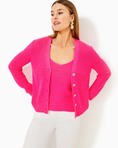 Bristow Cardigan - Passion Fruit Pink