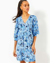 Load image into Gallery viewer, Cass Dress - Bonaire Blue Coastal Constellation
