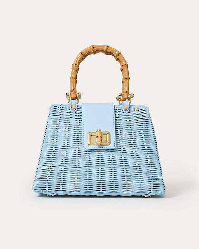 Leena Top Handle Bag - Bluette