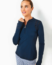 Load image into Gallery viewer, Islandia Half Zip Sunguard - Low Tide Navy
