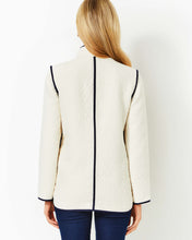 Load image into Gallery viewer, Georgine Quilted Jacket - Coconut Quilted Butterfly Pattern
