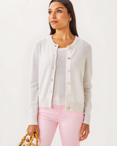 Amalia Cardigan - Resort White