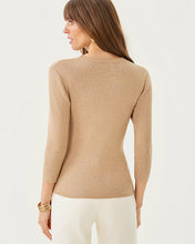 Load image into Gallery viewer, Esli 3/4 Sleeve Sweater - Sand Bar Metallic
