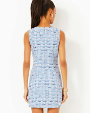 Load image into Gallery viewer, Bindy Shift Romper - Bonaire Blue Coastal Vibes Boucle
