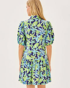 Bingley Dress - Sapphire Pool Tropical Tango
