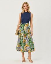 Load image into Gallery viewer, Prima Midi Dress - Multi Palm Prowl
