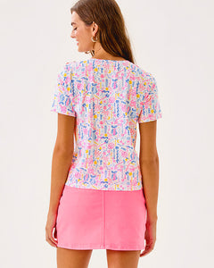 Barreto Knit Top - Multi Summer Serenade