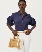 Load image into Gallery viewer, The Flower Lilly Shirt - True Navy
