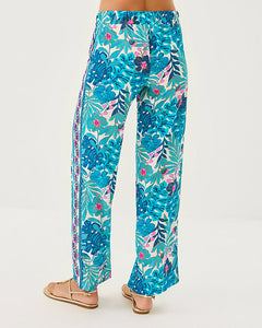 32" Bal Harbour Palazzo Pant - Breezy Aqua Best Fronds Forever Engineered Pant