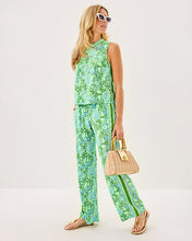 Load image into Gallery viewer, 32&quot; Bal Harbour Palazzo Pant - Cool Mint Catchin Rays Engineered
