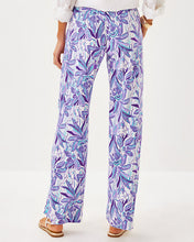 Load image into Gallery viewer, 32&quot; Bal Harbour Palazzo Pant - Tropicalia Purple Elephant In The Bloom Engineered Bottom
