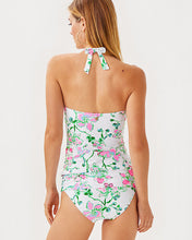 Load image into Gallery viewer, Jamila Tankini Top - Multi Orchids On The Avenue Engineered Tankini
