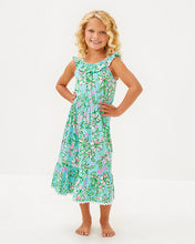 Load image into Gallery viewer, Girls Zetta Midi Dress - Multi Lil Sun Of A Bun
