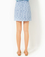 Load image into Gallery viewer, Kels Mini Skirt - Bonaire Blue Coastal Vibes Boucle
