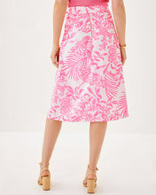 Load image into Gallery viewer, Rowena Midi Skirt - Rousseau Pink Glisten In The Sun
