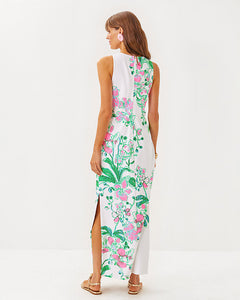 Melodie Maxi Dress - Multi Oversized Orchids On The Avenue Engineer