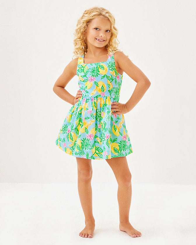 Girls Bellefleur Dress - Bluette Make Lemonade