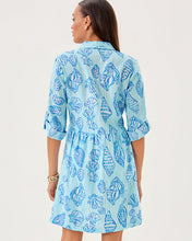 Load image into Gallery viewer, Shaela Dress - Fresh Water Blue Cool As Shell
