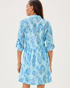 Shaela Dress - Fresh Water Blue Cool As Shell