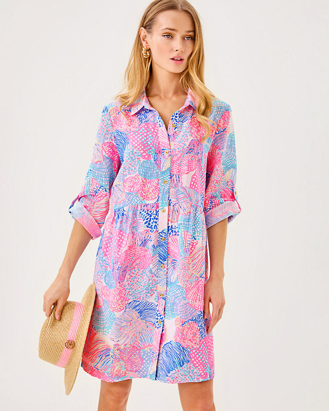 Shaela Dress - Multi Roar Of The Seas