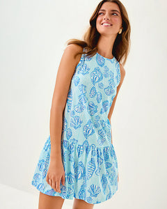 Dixi Dress - Fresh Water Blue Cool As Shell