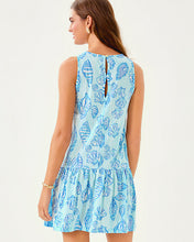 Load image into Gallery viewer, Dixi Dress - Fresh Water Blue Cool As Shell

