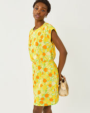 Load image into Gallery viewer, Melli Blouson T-Shirt Dress - Island Palm Zesty
