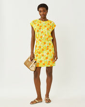 Load image into Gallery viewer, Melli Blouson T-Shirt Dress - Island Palm Zesty
